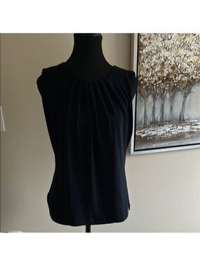 Elegant Black Sleeveless Top from Calvin Klein